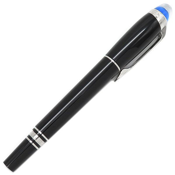 モンブラン Montblanc ボールペン スターウォーカープレシャスレジン ファインライナー メタル プレシャスレジン ブラック×シルバー インク切れ 132508