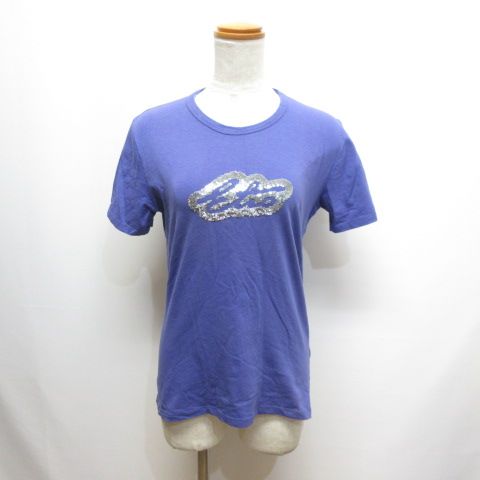 ETRO エトロ 神秘プリント 半袖Tシャツ パープル size46 極美品 ETRO エトロ 神秘プリント 半袖Tシャツ パープル size46 極美品
