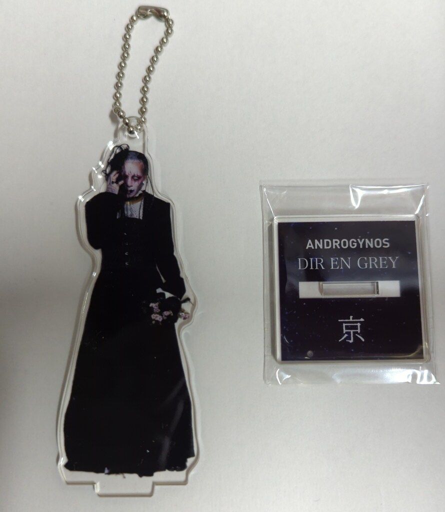 DIR EN GREY アクリルキーホルダー＆スタンド DAY1 京 DIR EN GREY 2024 ANDROGYNOS -THE FINAL WAR- -under the Red