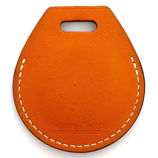 エルメス エアタグ ケース オレンジ 美品 ケースのみ Air Tag - メルカリ