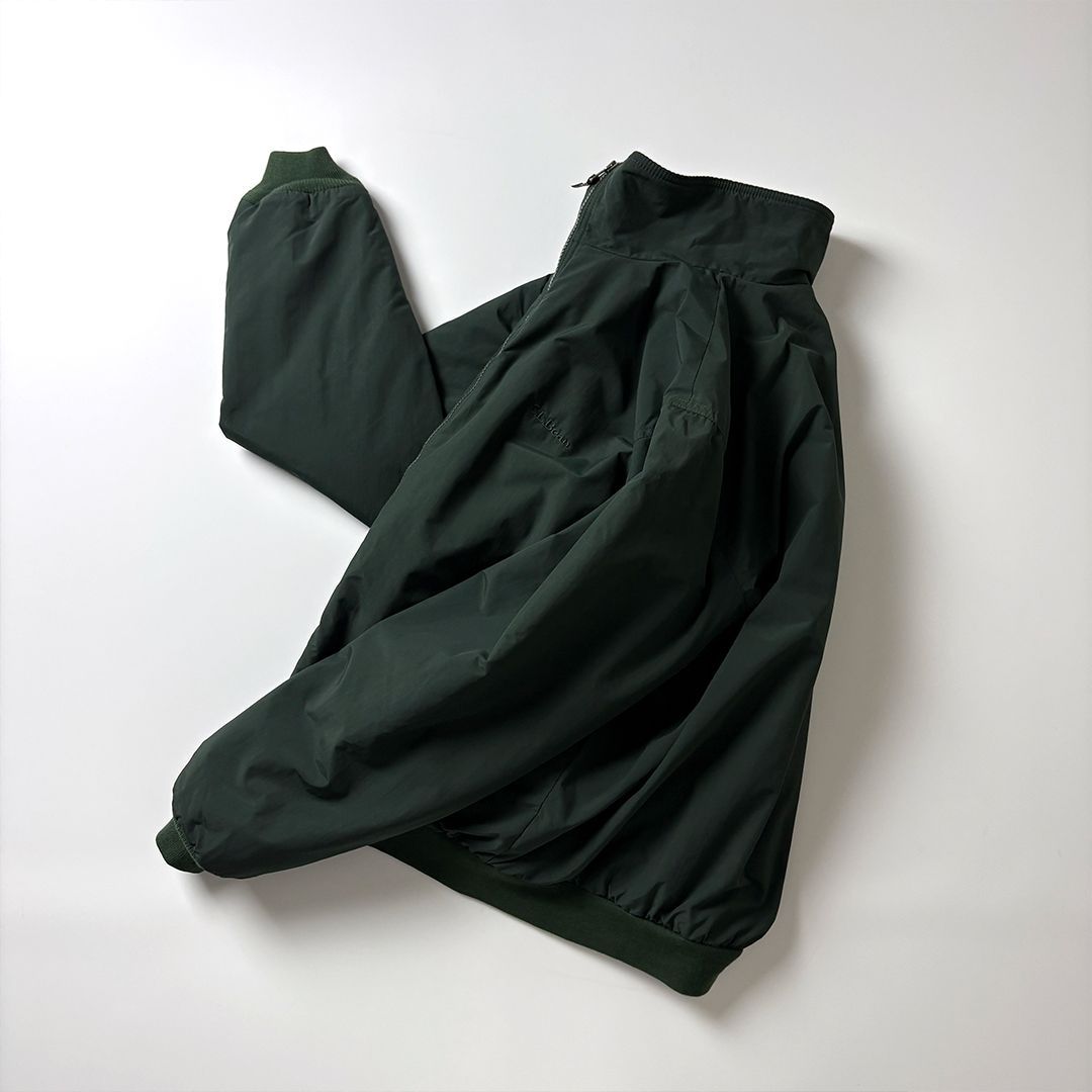 L.L.Bean エルエルビーン ウォームアップジャケット M 深緑 ダーク 