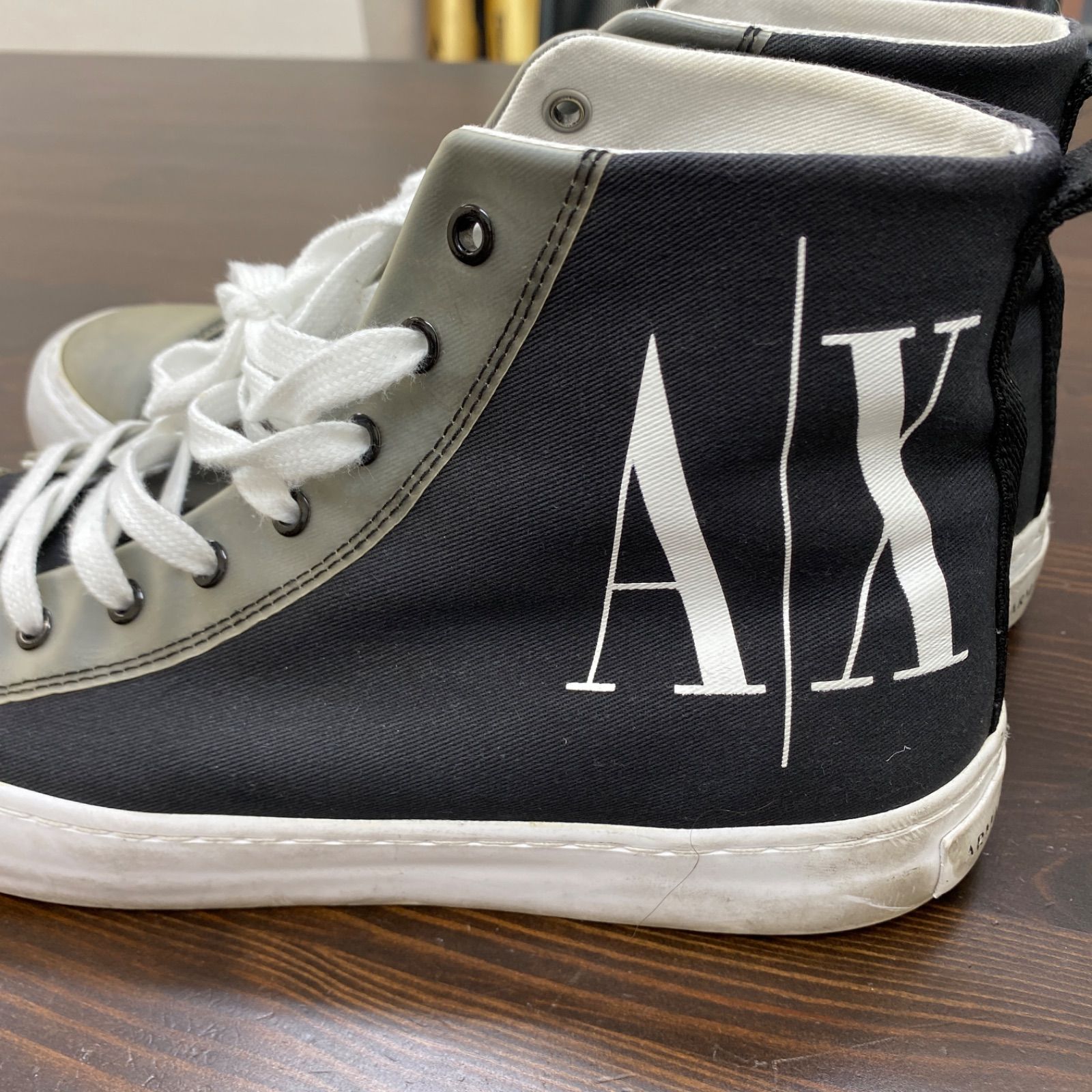 ARMANI EXCHANGE アルマーニエクスチェンジ ロゴ ハイカットスニーカー 