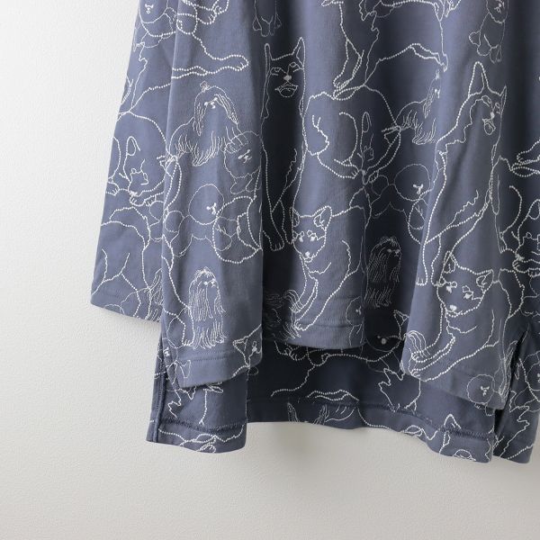 marble SUD マーブルシュッド EMB Shiba プルオーバー/グレー 裏