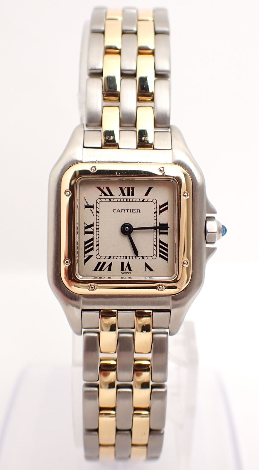 美品 Cartier(カルティエ) パンテール W25029B6 YG/SS QZ イエローゴールド 18金 Au750 コンビ クオーツ レディース シンプル 美品 Cartier(カルティエ) パンテール W25029B6 YG/SS QZ イエロー