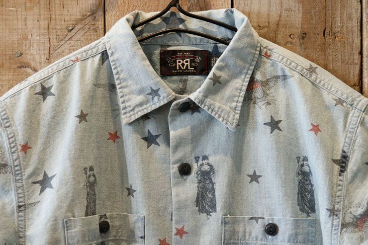 RRL シャンブレー半袖シャツ 楽天市場】RRL(ダブルアールエル ラルフローレン)半袖