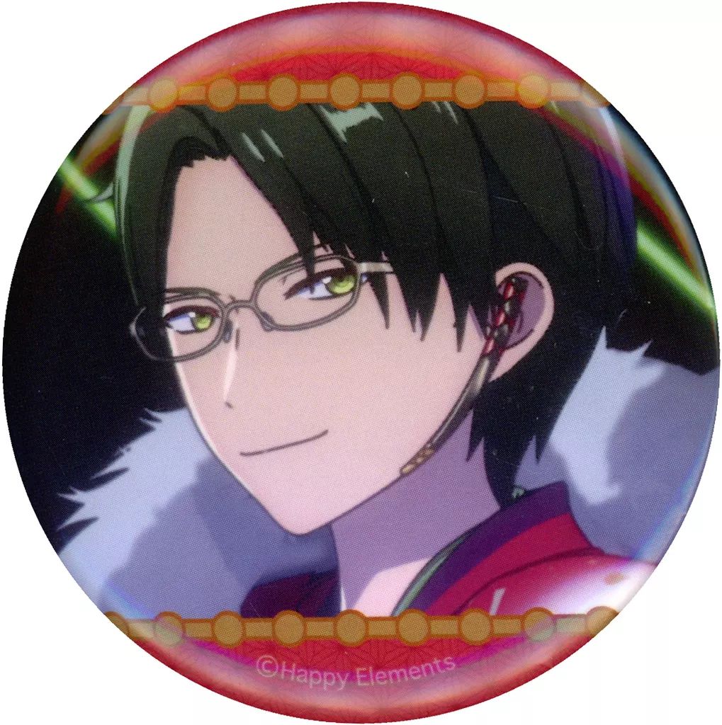 蓮巳敬人 追憶 キャラバッジ 中古】バッジ・ビンズ 蓮巳敬人(紅月衣装ver.) 「あんさんぶるスターズ