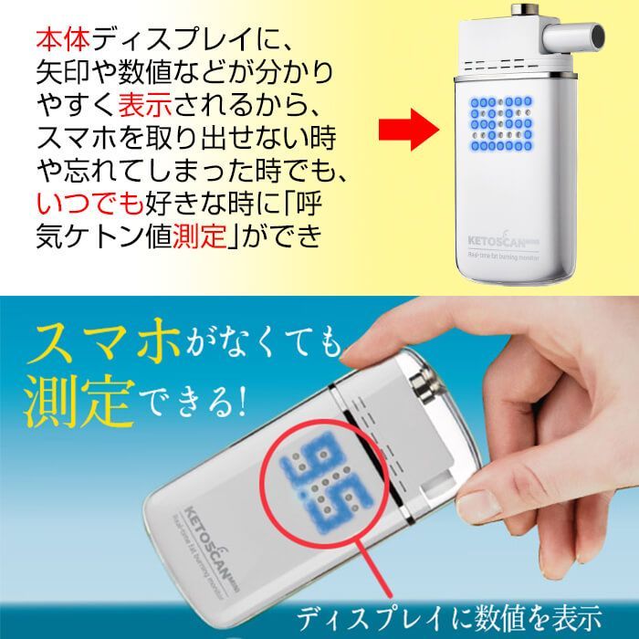 新品・正規品】 ケトスキャンmini ケトンメーター 糖質制限