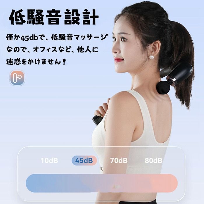 マッサージガン 未使用 背中 筋膜リリースガン 背中筋膜リリースガン 
