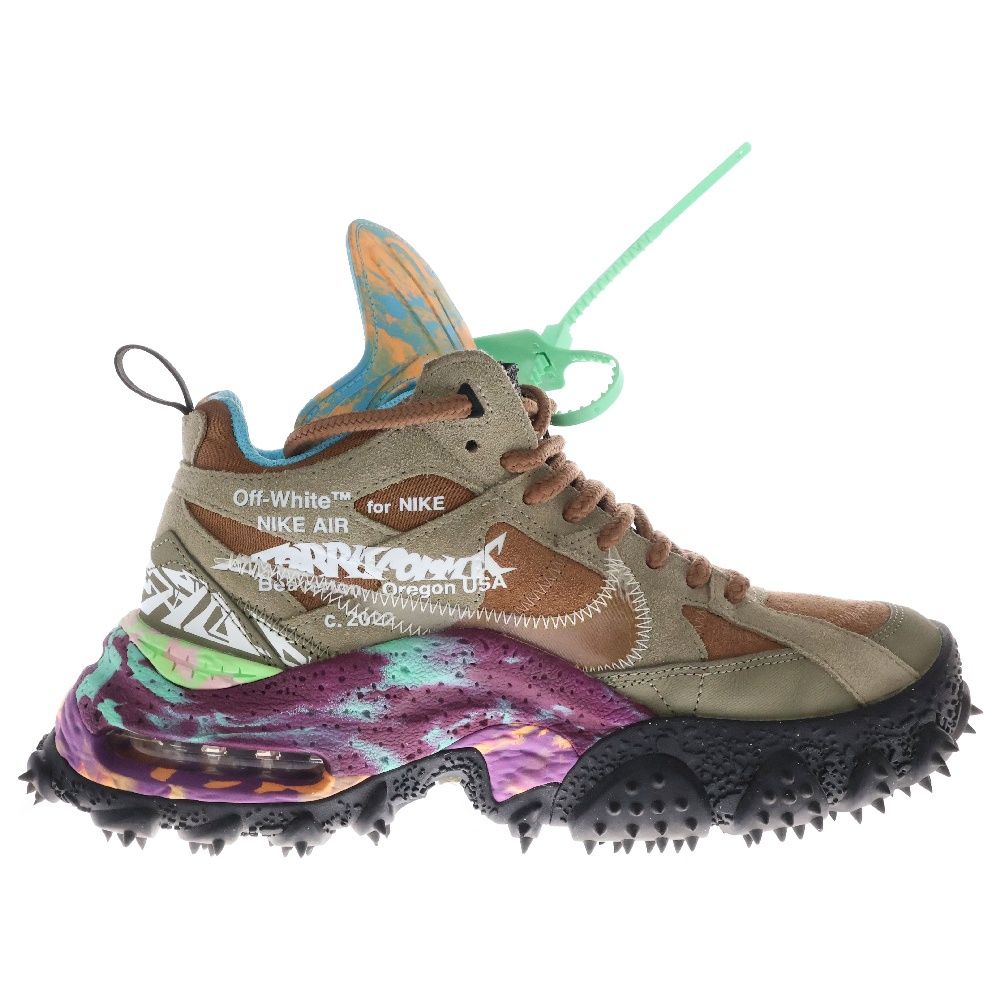 OFF-WHITE オフホワイト ×NIKE Air Terra Forma Matte Olive DQ1615-200 ナイキ エア テラ フォーマ ハイカットスニーカー マルチ US9/27cm OFF-WHITE (オフホワイト) ×NIKE Air Terra Forma Matte Olive DQ1615