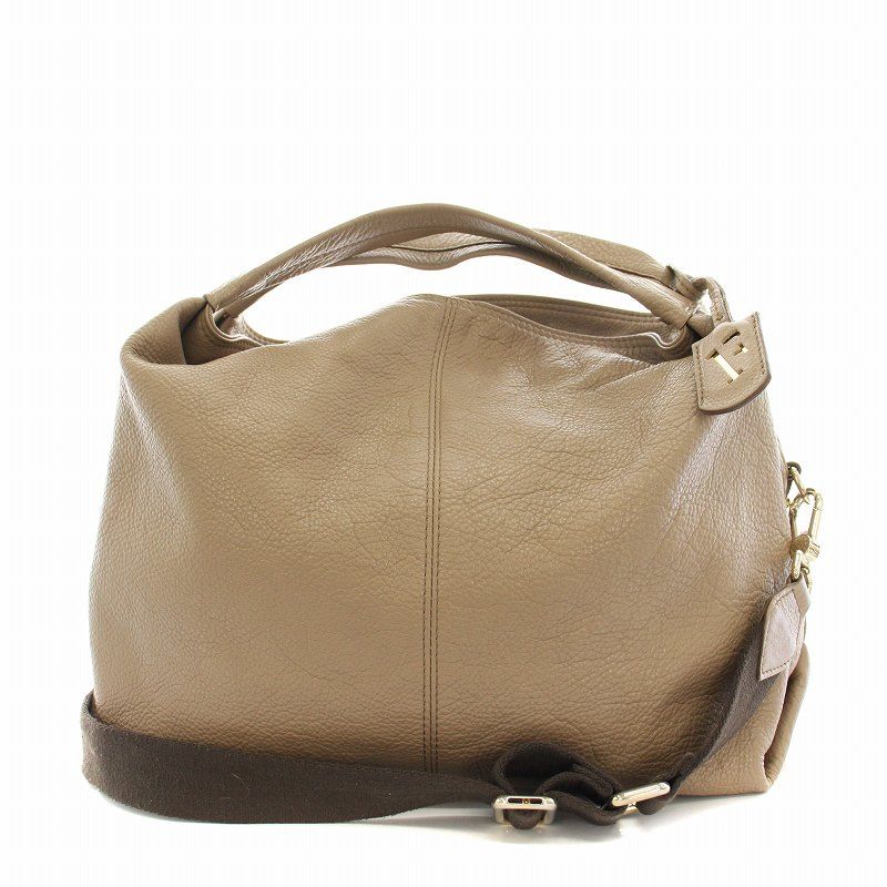 FURLA フルラ ハンドバッグ 2way ショルダーバッグ レザー ブラウン 楽天市場】【布袋あり】FURLA フルラ 巾着レザーバッグ レザー