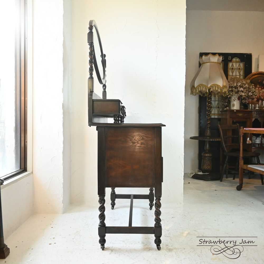 アンティーク　英国ドレッサー 早い者勝ち！】L3612-82 英国アンティーク オーク ドレッシング