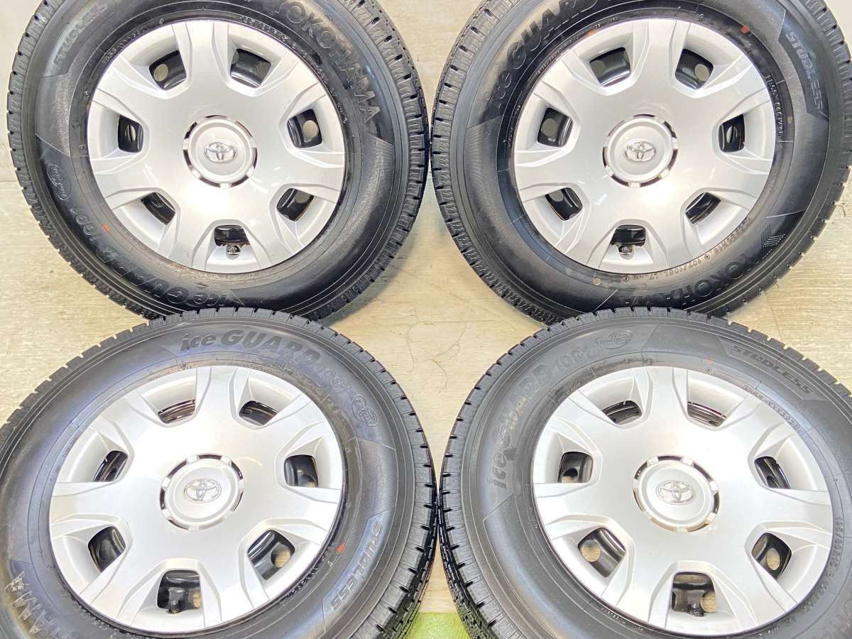 195/80R15 107/105LT nヨコハマ アイスガード iG91 nトヨタ純正  n15x6.0  139.7-6穴 nタイヤ スタッドレスタイヤ ホイールセット 4本セットn w15250117033
