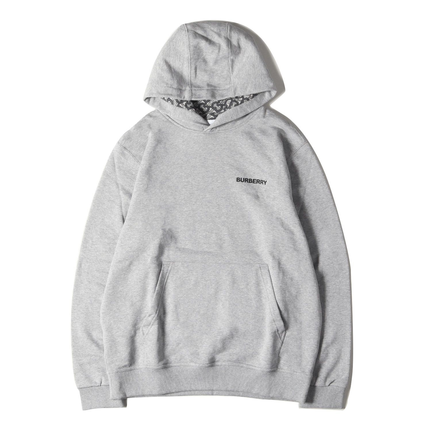 BURBERRY グレー パーカー Lサイズ 【公式通販】