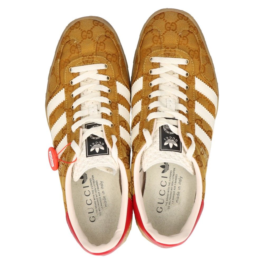 GUCCI (グッチ) ×adidas GAZELLE MONOGRAM ガゼル モノグラム 総柄 GG 