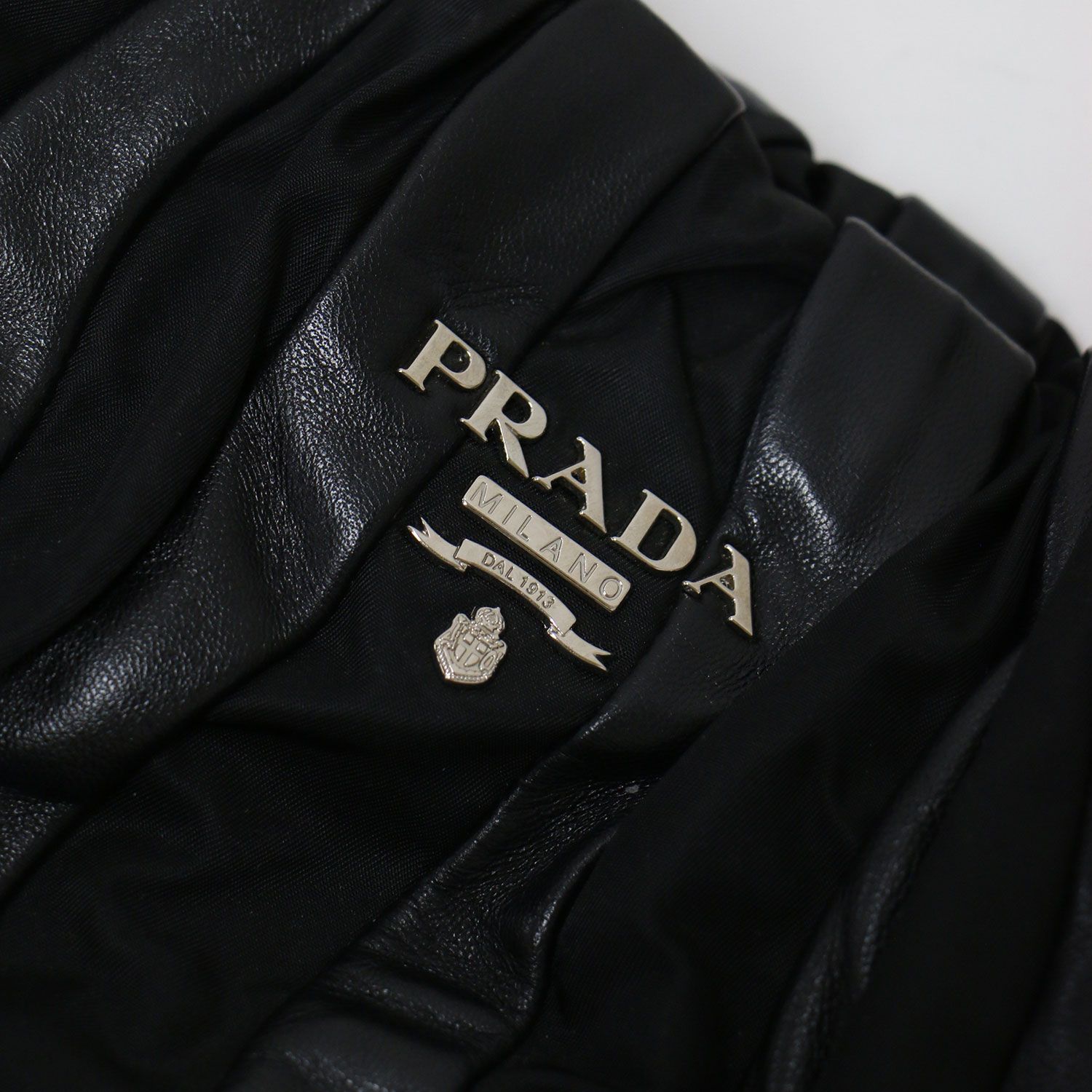 PRADA プラダ クリムソン ストライプ ハンドバッグ BR3994 / トート 
