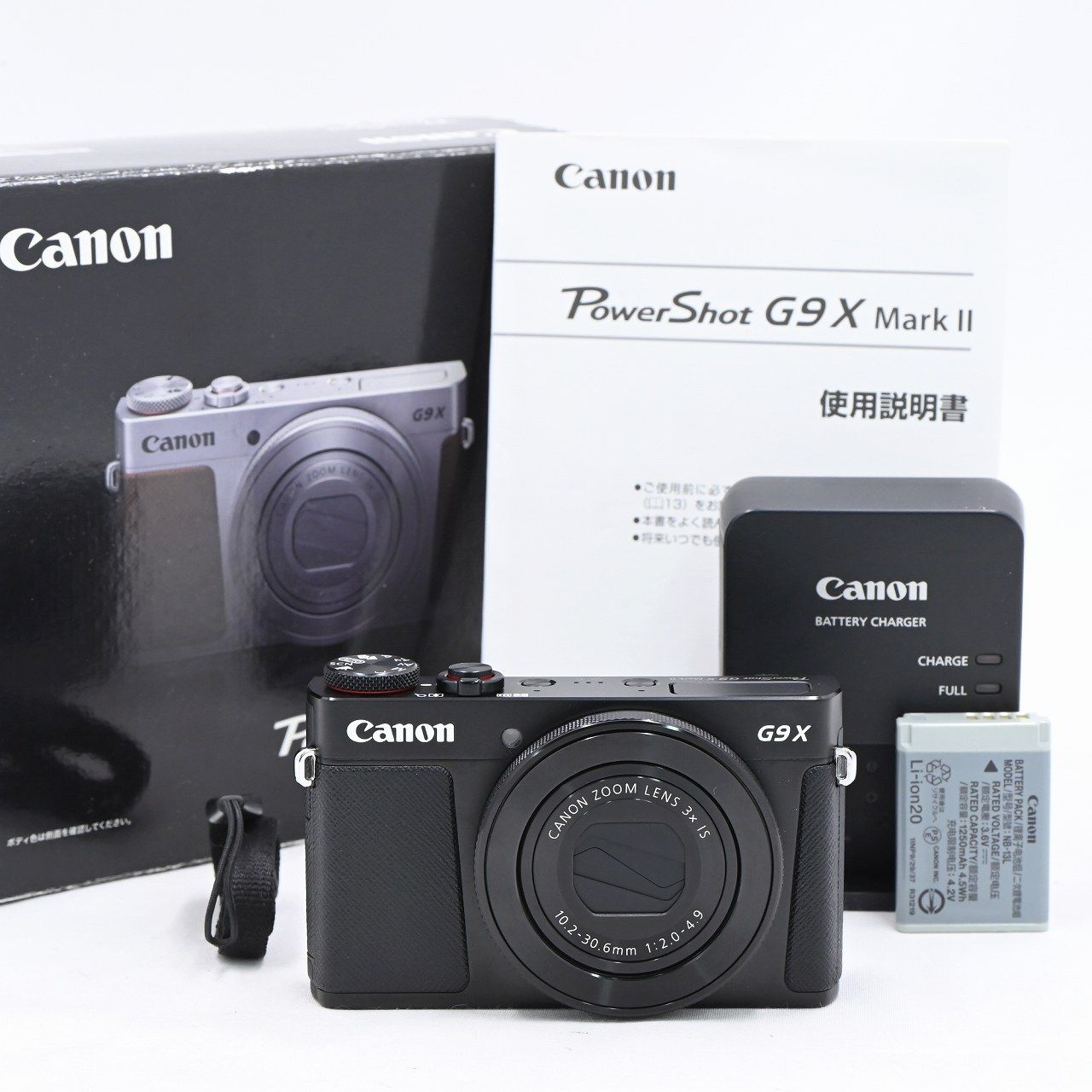 キヤノン Canon PowerShot G9X MarkII ブラック コンパクトデジタルカメラ【中古】 - メルカリ