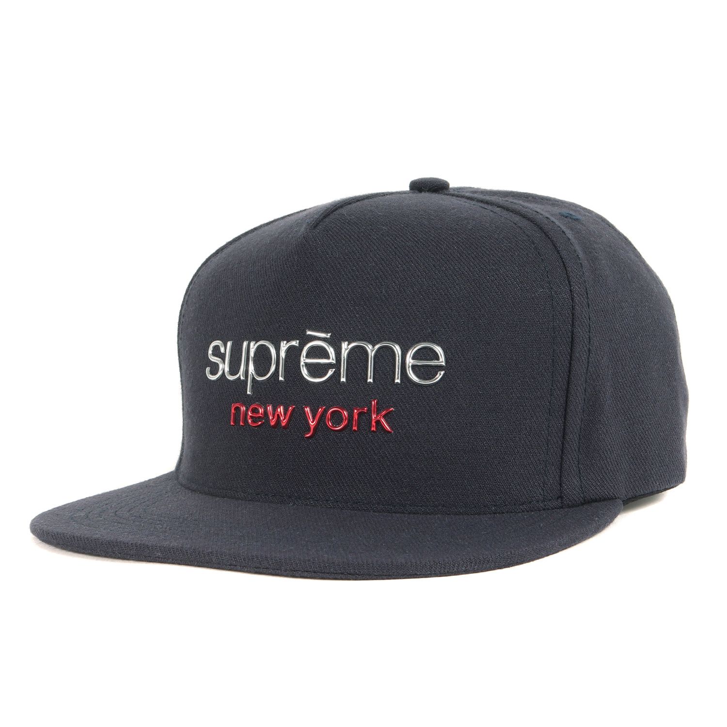 Supreme シュプリーム キャップ 16AW クローム クラシックロゴ 5パネル キャップ Chrome Classic Logo 5-Panel  ネイビー 紺 帽子【メンズ】 - メルカリ