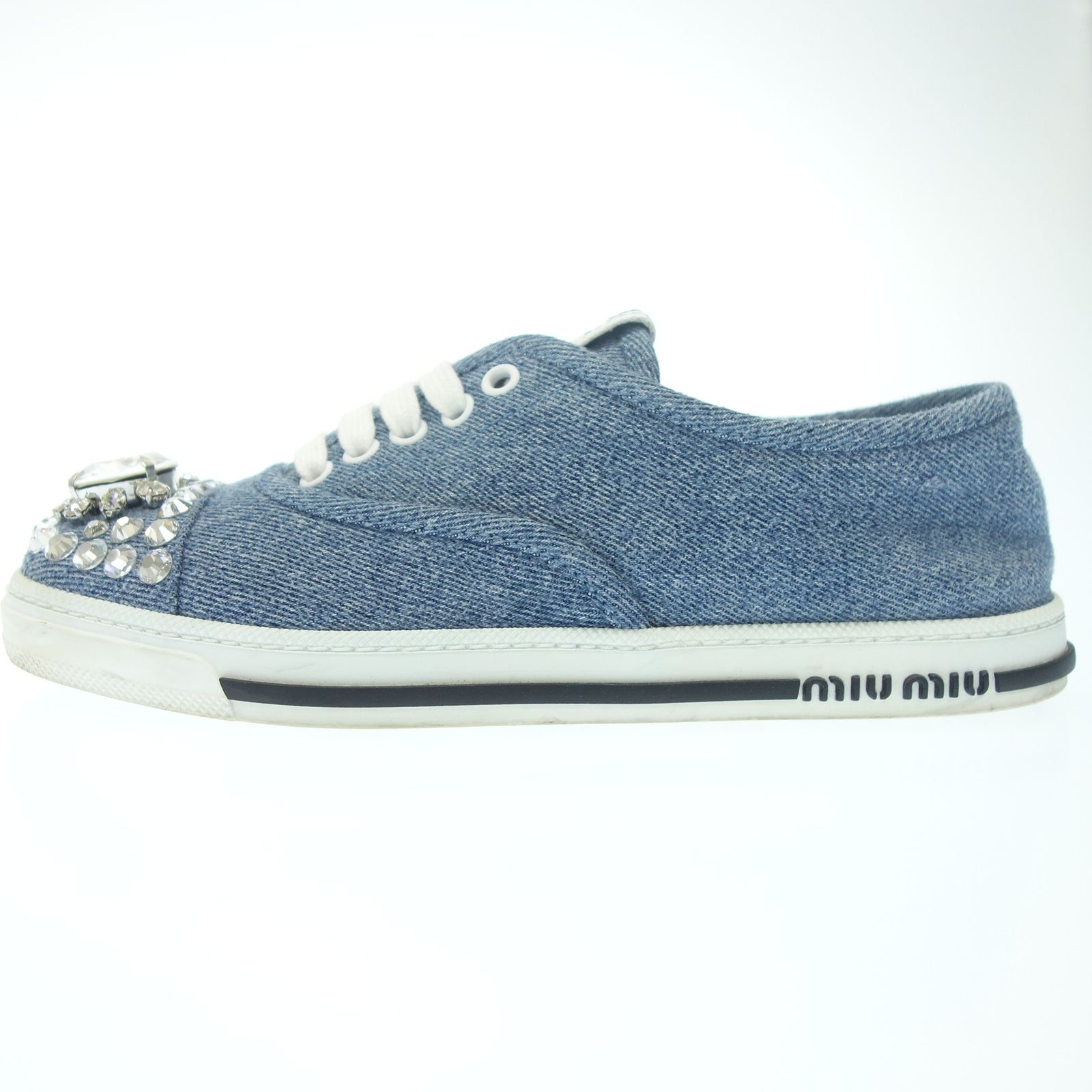 ミュウミュウ レースアップシューズ MIU MIU ミュウミュウ fume レースアップ レザー Shoes シューズ