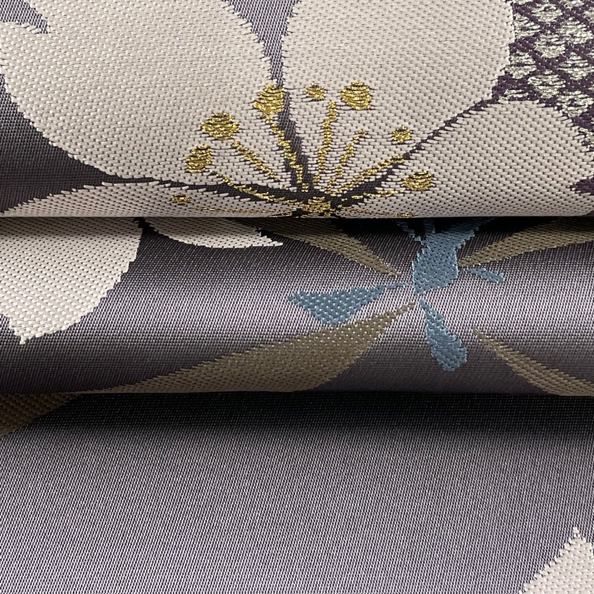楽天市場】袋帯 美品 逸品 辻村ジュサブロー 落款あり 草花 箔
