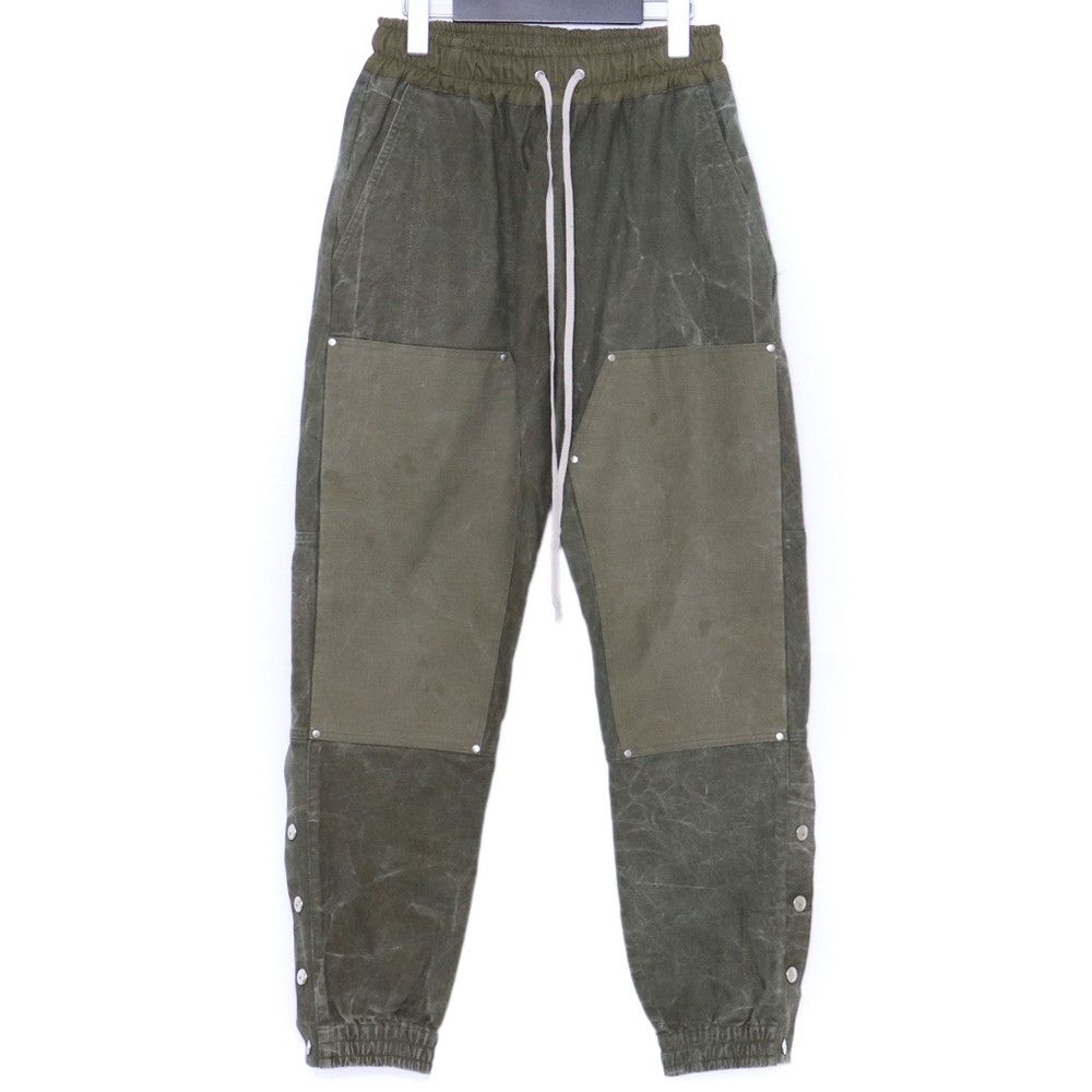 INDEPICT ミリタリー テント生地 ダブルニー トラックパンツ Mサイズ