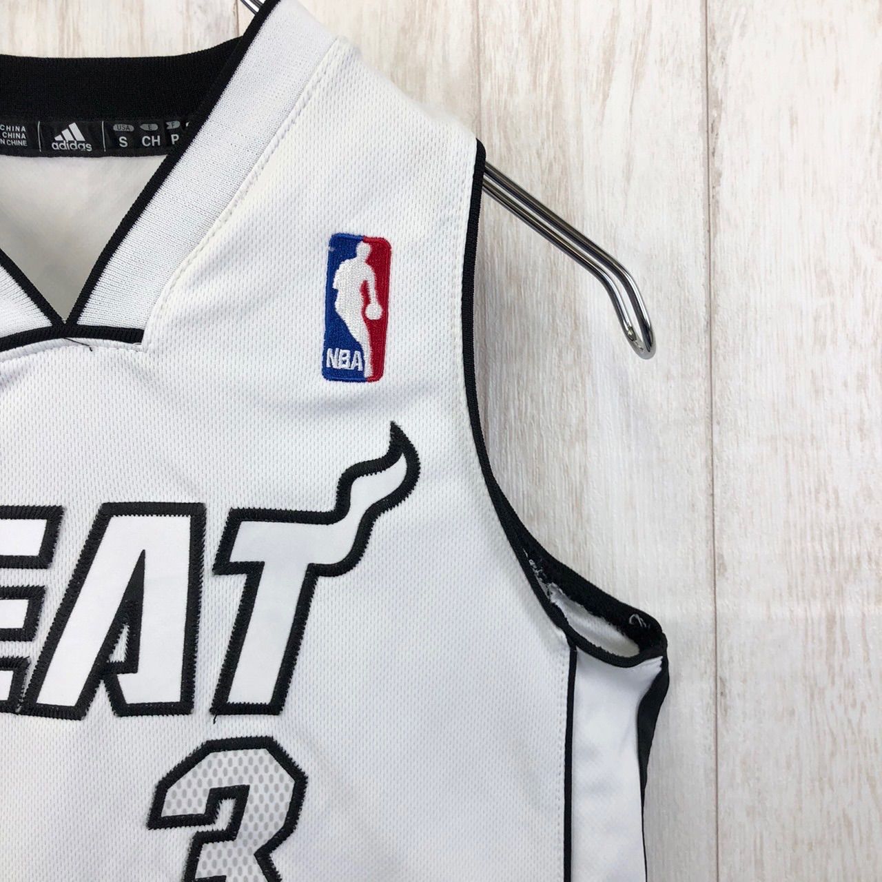 adidas アディダス NBA マイアミヒート HEAT バスケ ゲームシャツ 