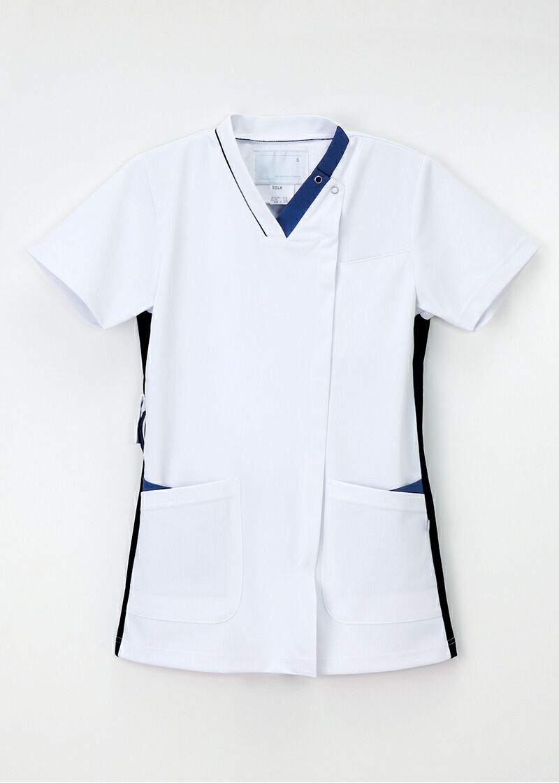 ナガイレーベン 男女兼用スクラブ LX-4092 Tネイビー ロイヤルブルー