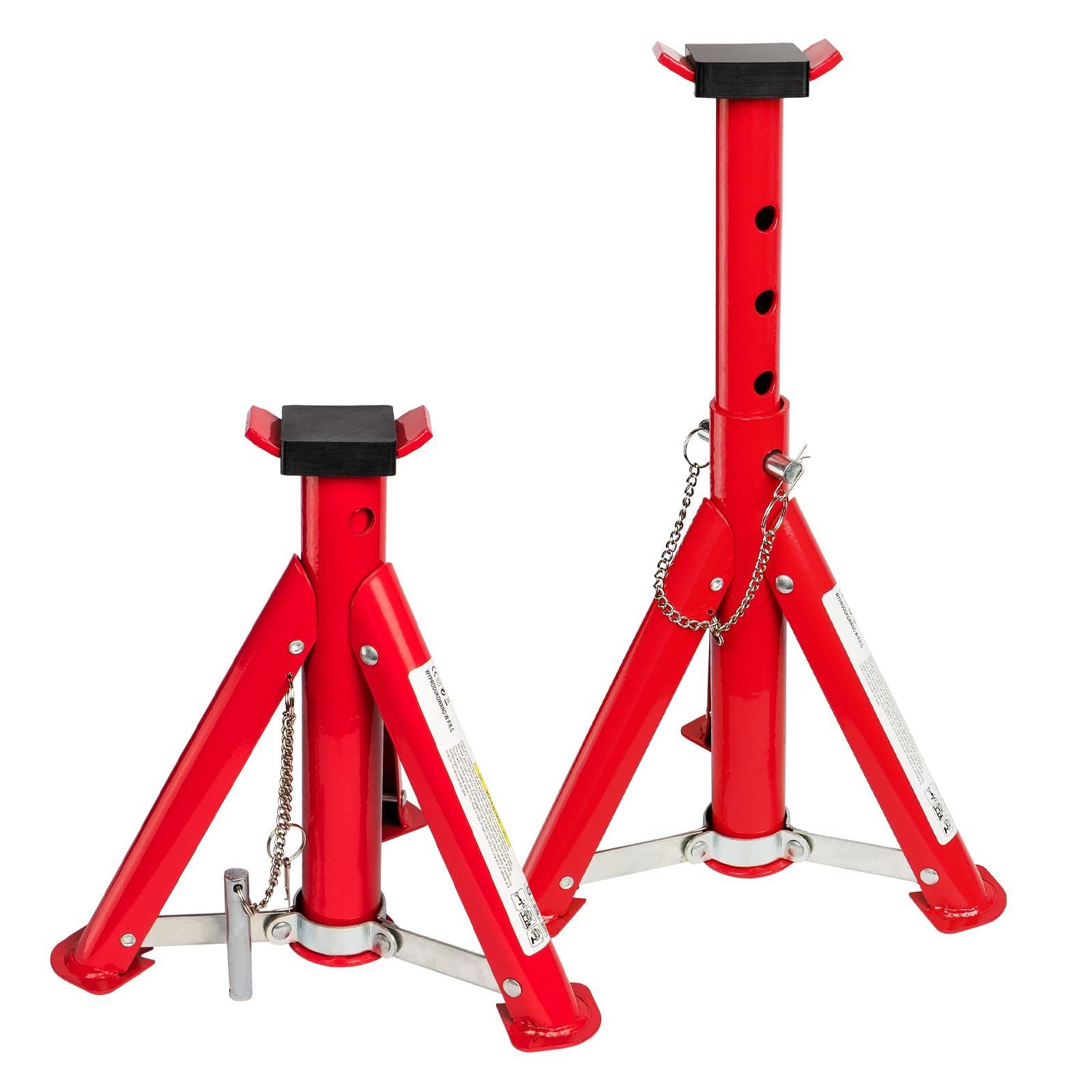 パッド/安全ピン付き 最低位260mm/最高位405mm 高さ5段階調整 2