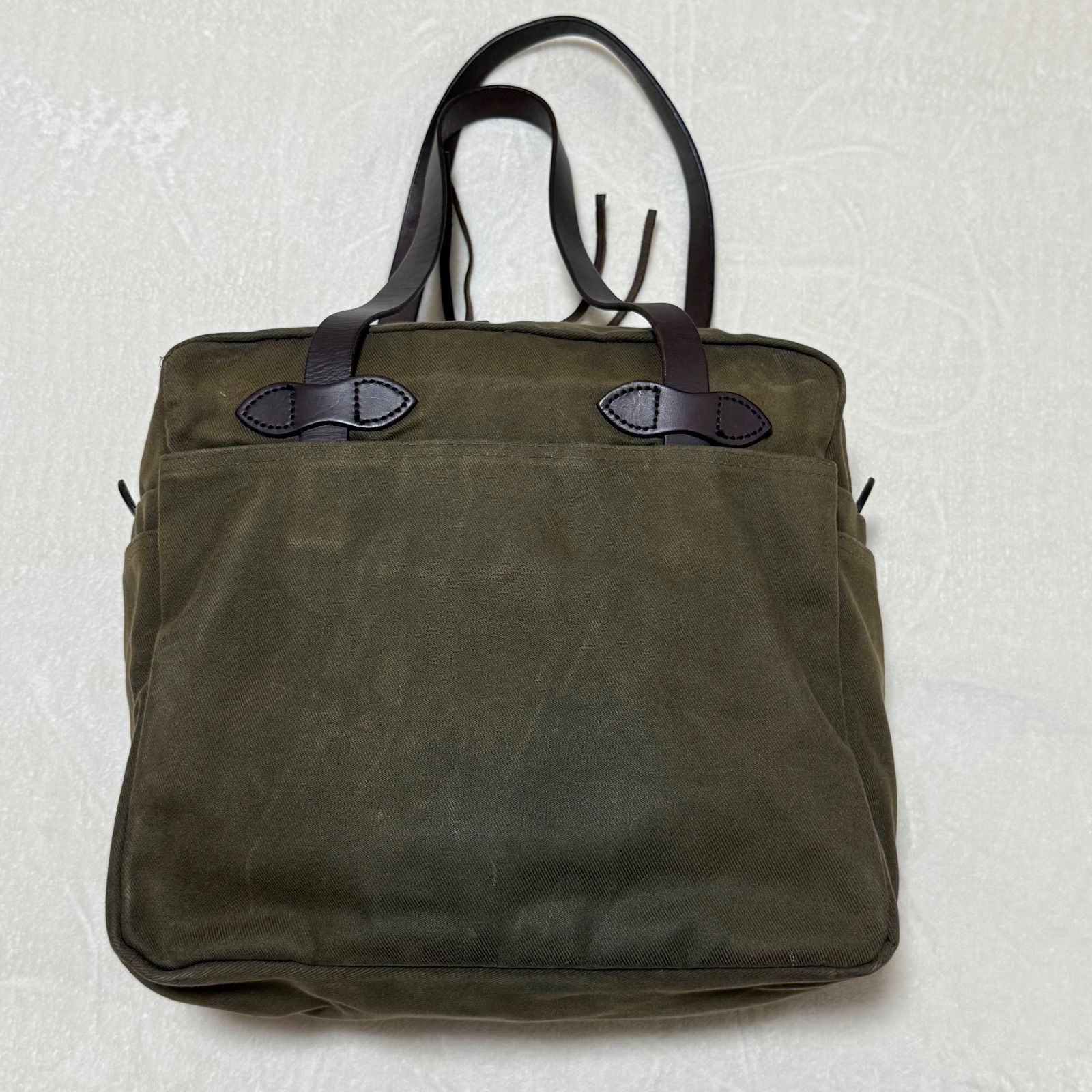 フィルソン トートバッグ グリーン FILSON（フィルソン）TOTE BAG WITH