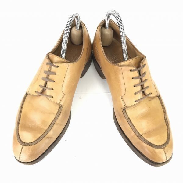 イングランド製★CROCKETT&JONES★本革/レザー/グッドイヤー製法/Uチップ【6E/24.5-25.0/キャメル】ビジネス/クロケット＆ジョーンズ◆F-83 BUZZBERG 19