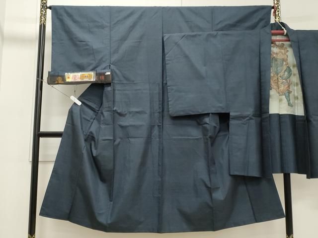 平和屋着物男性　本場大島紬　アンサンブル　100亀甲　証紙付き　正絹　逸品　CAAL3813ch
