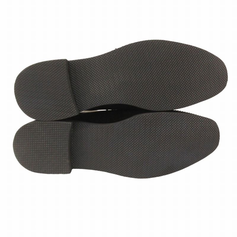  ジミーチュウ JIMMY CHOO スタッズ ドレスシューズ 切替 スエード レザー 外羽根 厚底 革靴 黒 ブラック IBO 55 0917 ドレス ビジネスシューズ ブーツ 革靴