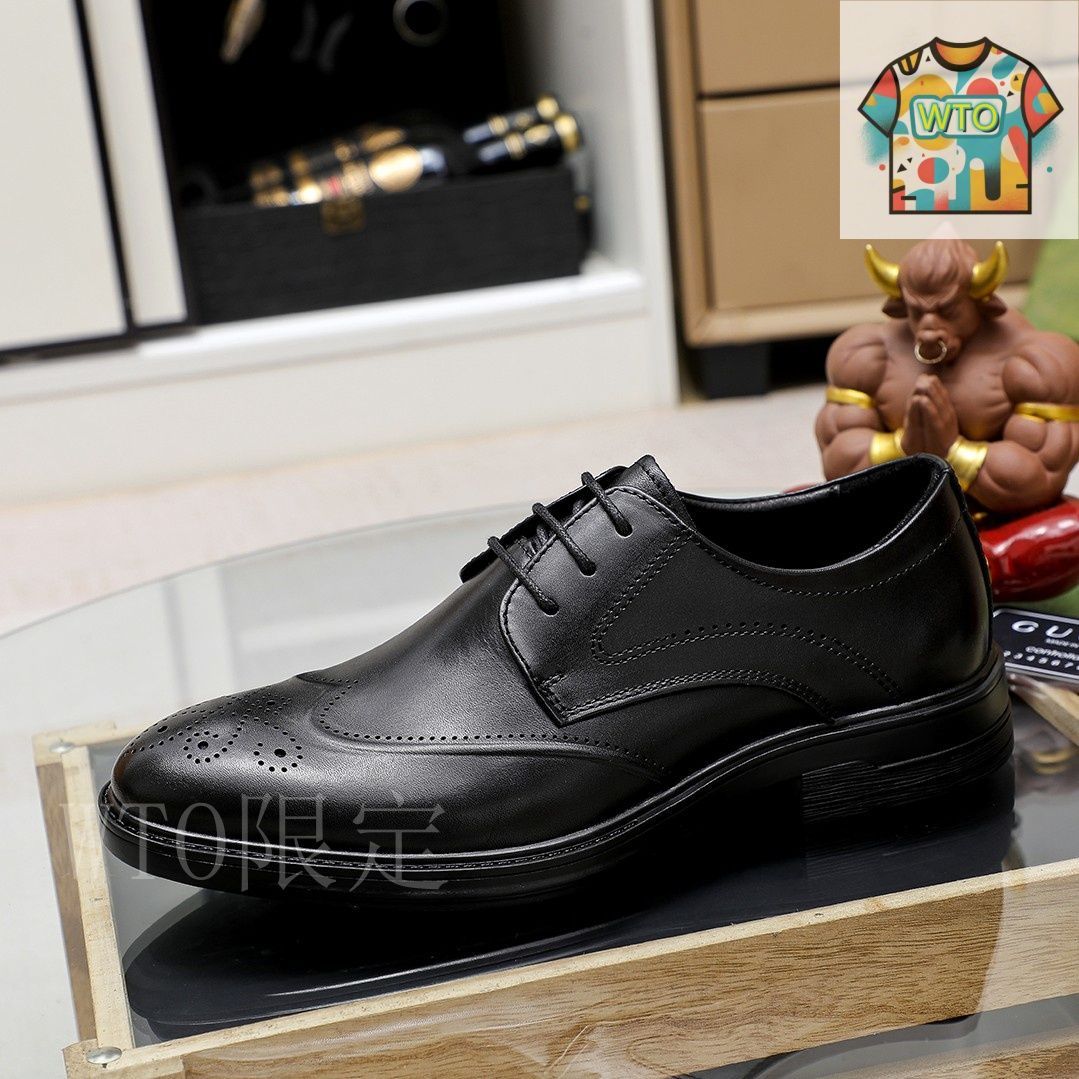 GUCCI メンズ ビジネス フォーマル レザーシューズ07-GB35