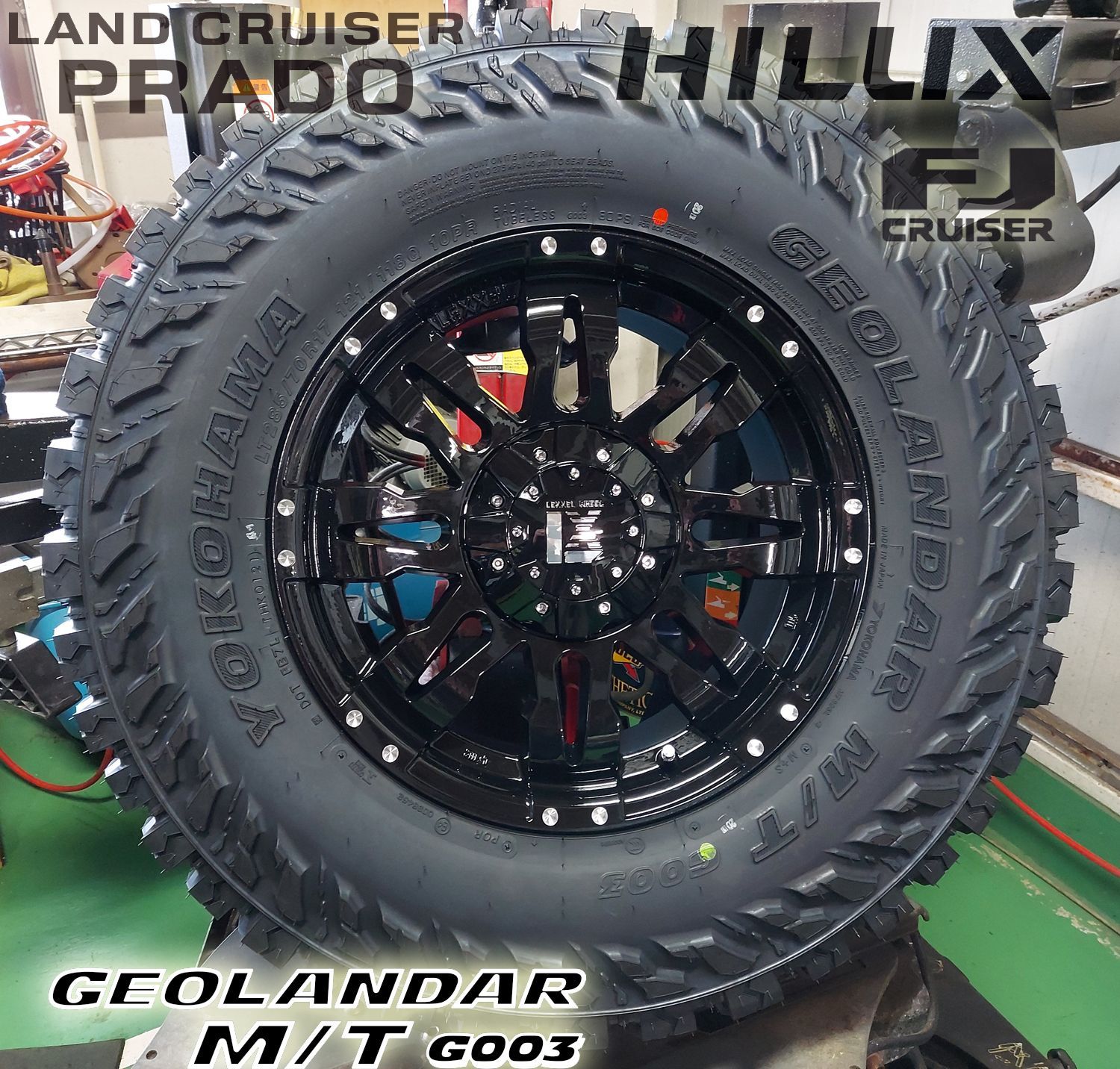 プラド ハイラックス サーフ FJクルーザー H3 17インチ LEXXEL Balano バレーノ ヨコハマ ジオランダー MT G003  265/70R17 285/70R17 265/65R17 タイヤホイールセット - メルカリ