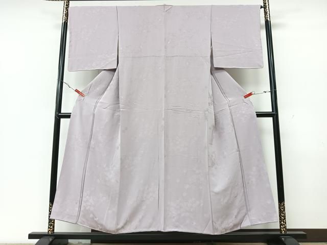 平和屋着物○上質な色無地 臙脂色 正絹 逸品 CAAX5663gh