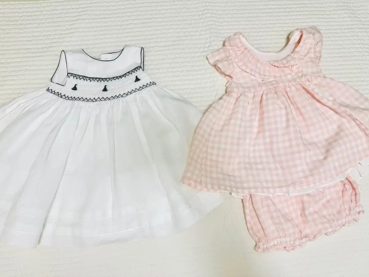 1 会話用 ポロベイビー シャーリング ドレス＋エトワール