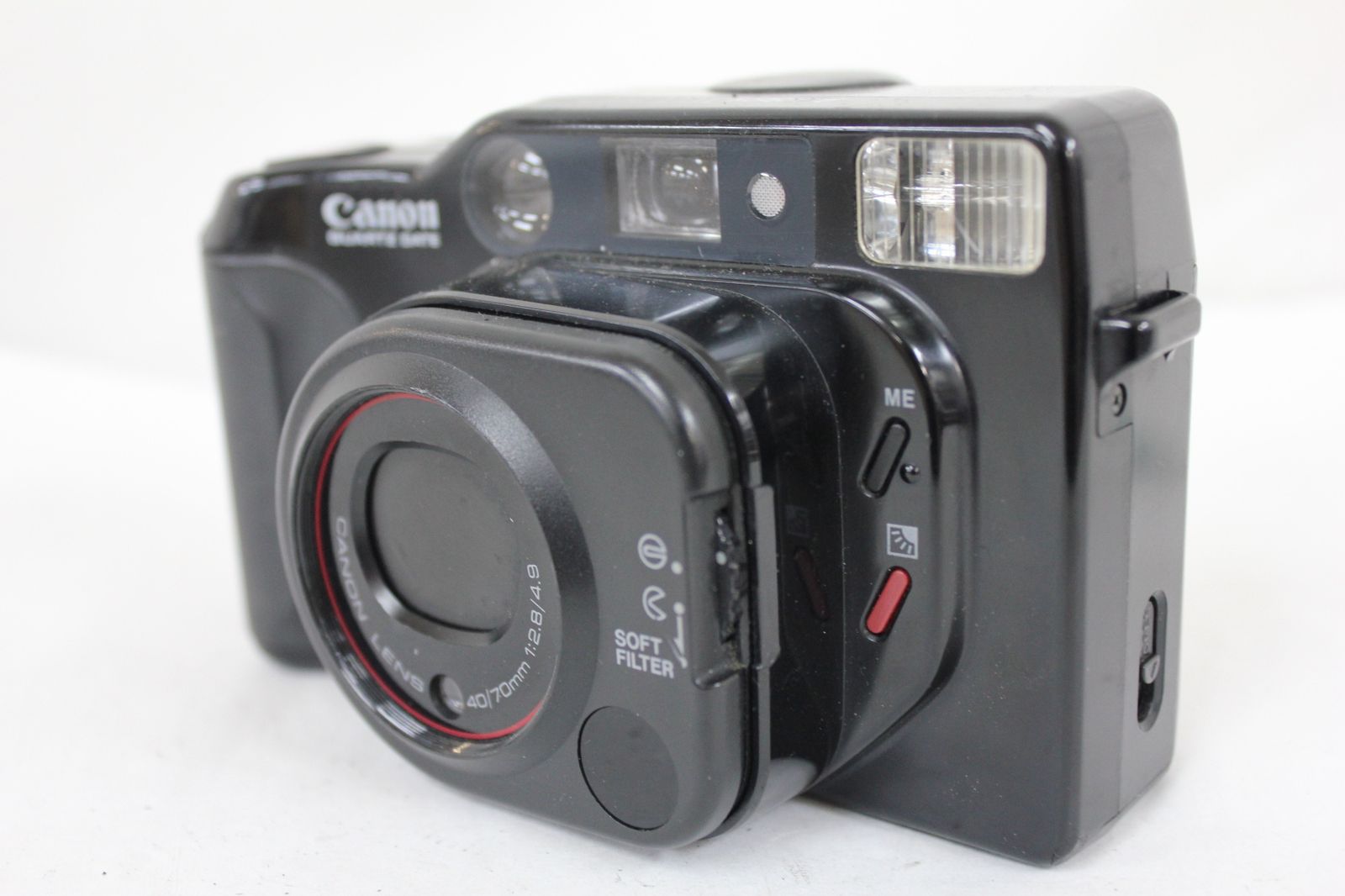 返品保証 キャノン Canon Autoboy TELE Quartz Date 40|70mm F2.8|4.9 コンパクトカメラ M6536