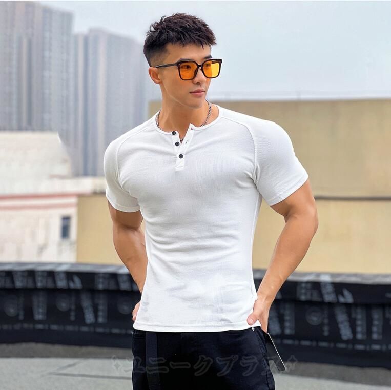 ★ ★Vネック 半袖Tシャツ メンズ スリムフィット 楽天市場】vネック tシャツ メンズ 半袖 ショート丈 半袖シャツ