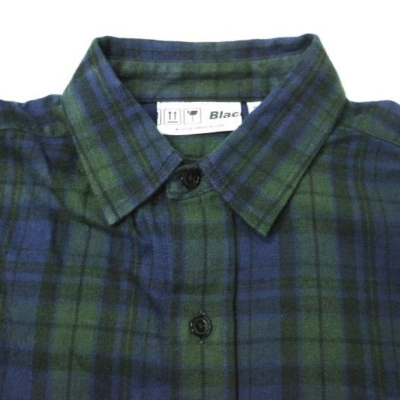 BLACK EYE PATCH ブラックアイパッチ 日本製 B EMBLEM FLANNEL SHIRTS