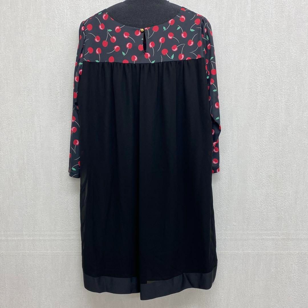  m 4845 ローズティアラ Rose Tiara サクランボプリント チュニック 長袖 チュニック