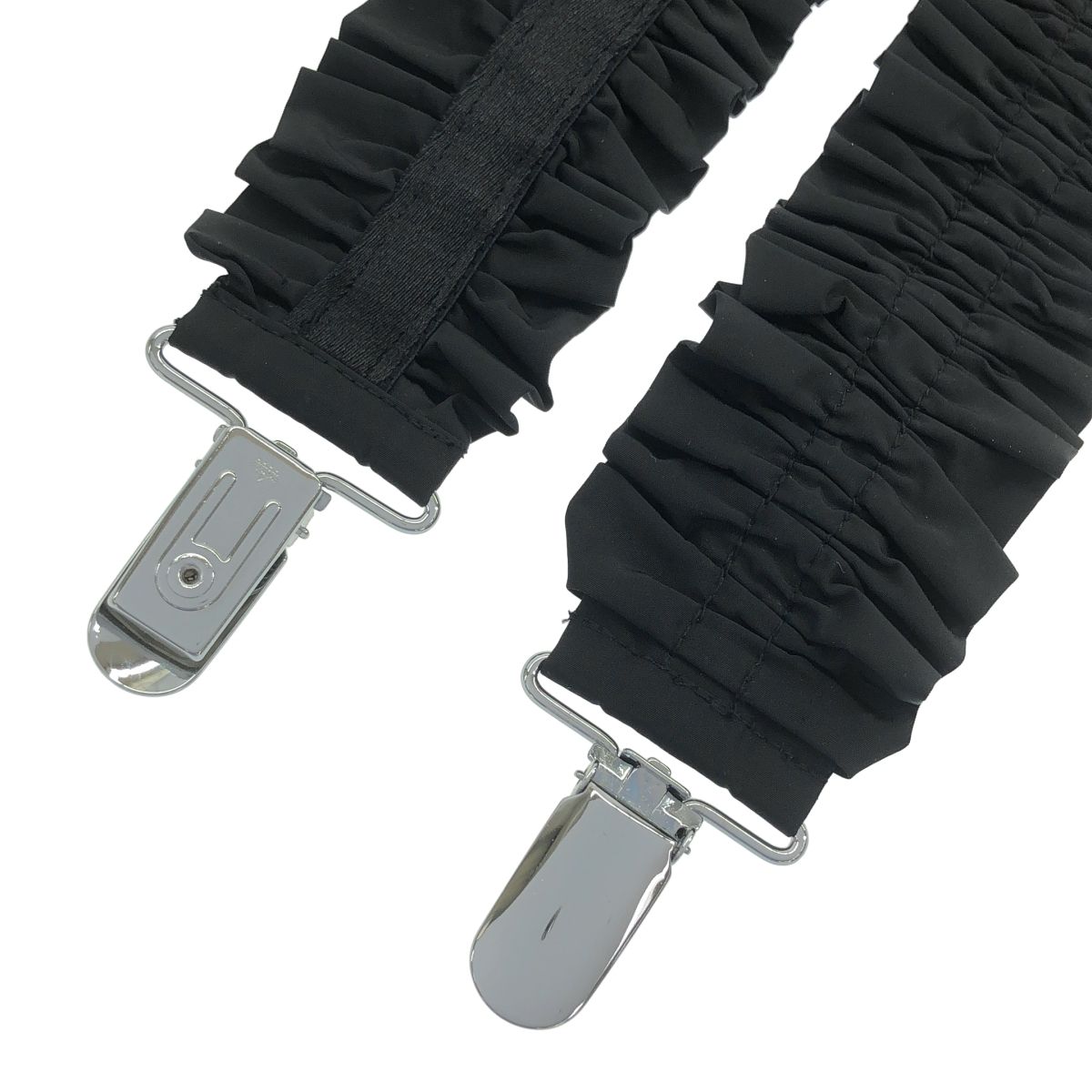 ENFOLD エンフォルド FRILL SUSPENDERS フリルサスペンダー 300IS256-1921 ブラック 38