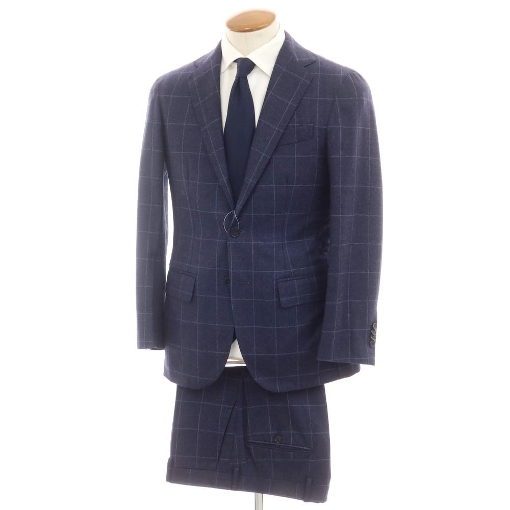 T*y様 De Petrillo Posillipo 46 ウィンドウペーン ジ 中古】デペトリロ DE PETRILLO ウール ウィンドーペーン 3つ
