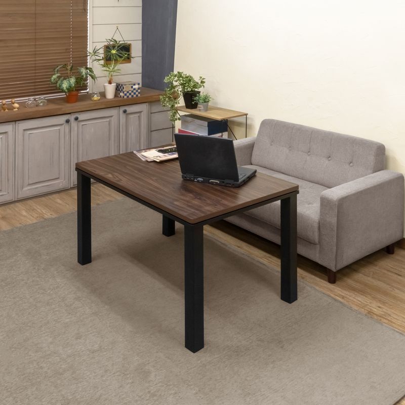 こたつ 長方形 大判サイズ 楢ラウンド折れ脚こたつ-リラ 150x80cm 日本製厚手カーテン生地の北欧柄こたつ布団セット テーブル 天然木 日本製 リモート 在宅 こたつ テーブル 国産 楢ラウンド折れ脚こたつ〔リラ〕 105×75cm+国産