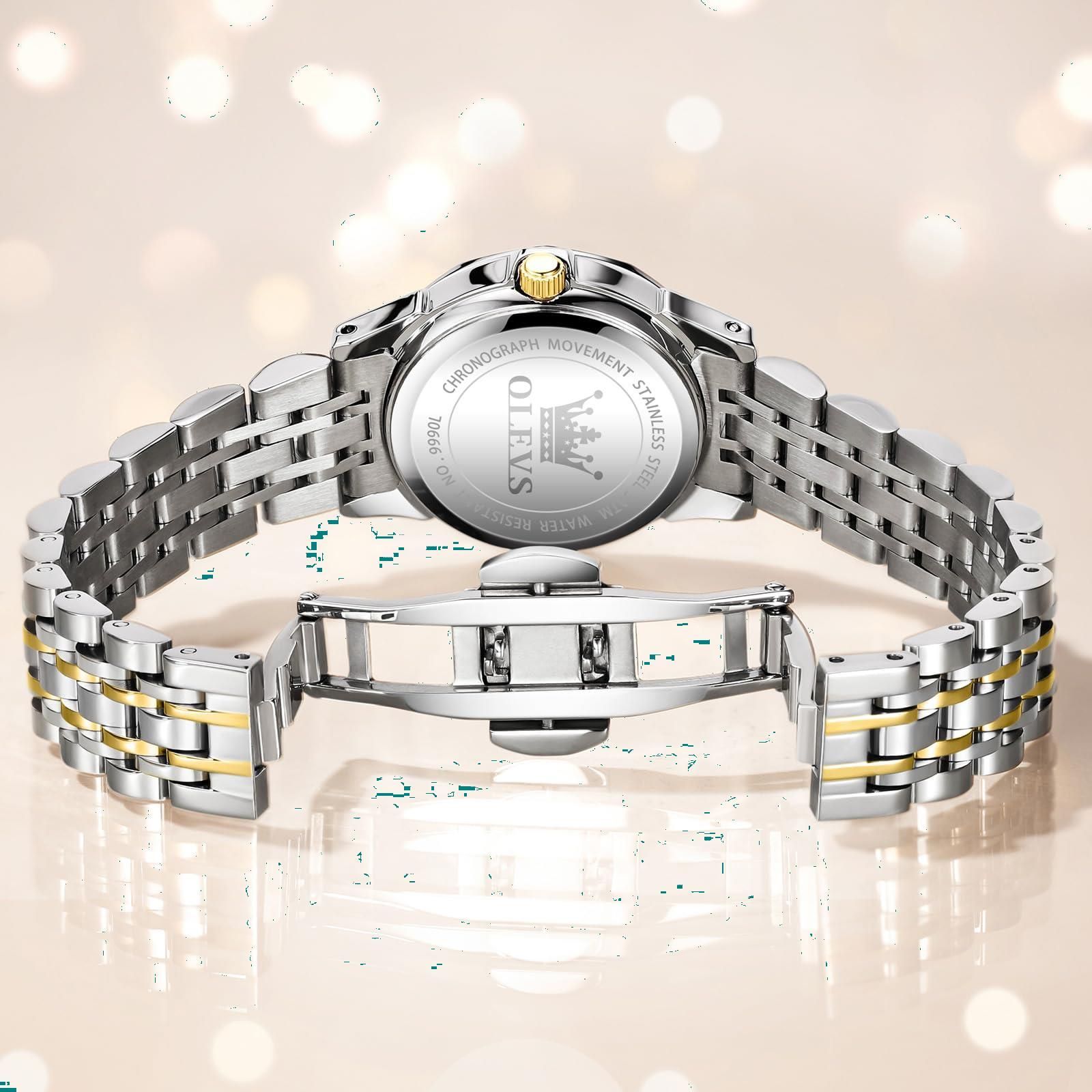 OLEVS うで時計 レディース おしゃれ クォーツ レディース 腕時計 人気 防水 プレゼント 日付 見やすい 夜光 ギフト ladies OLEVS うで時計 レディース 人気 おしゃれ 腕時計 女性用 防水 機械式