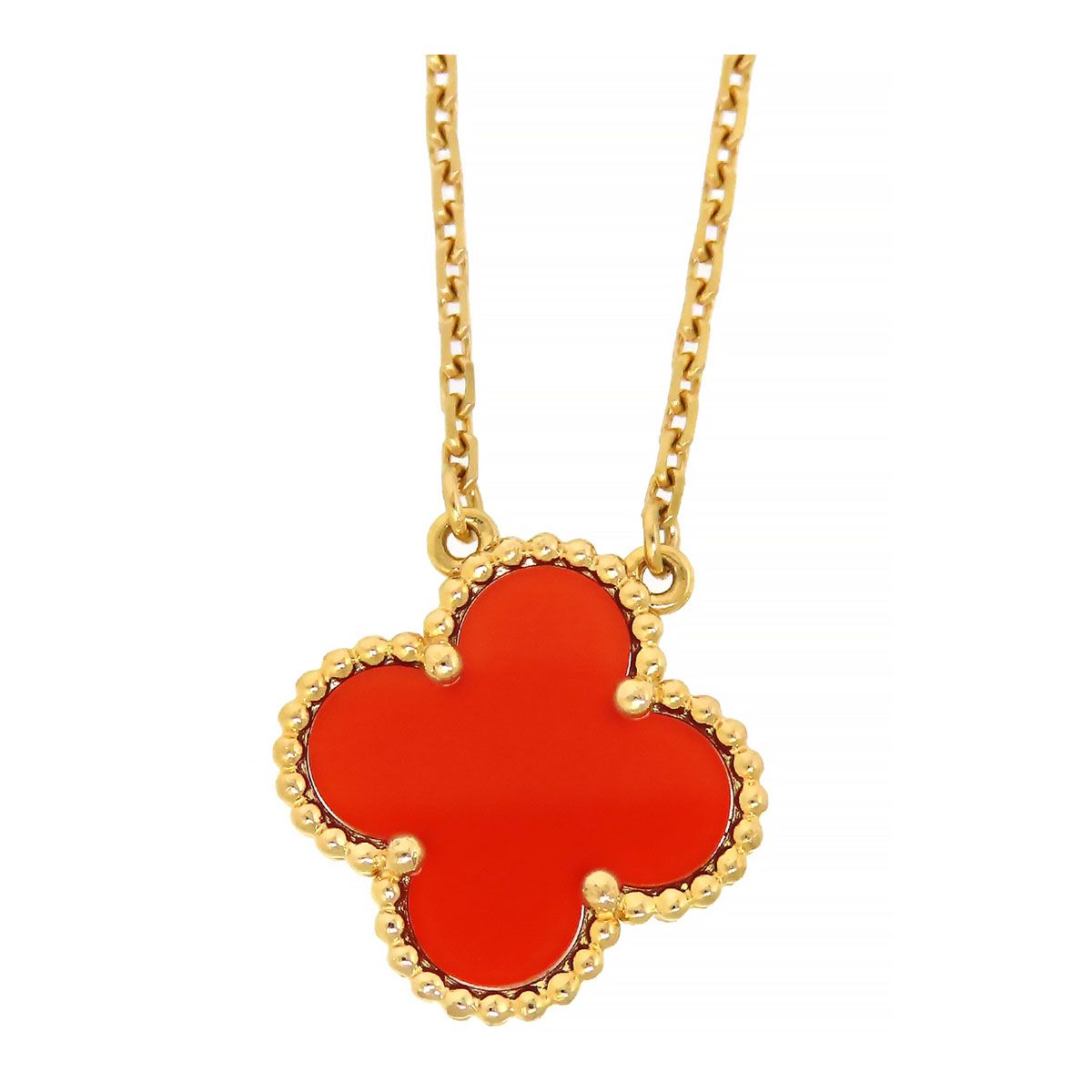 ヴァンクリーフ＆アーペル ヴィンテージ アルハンブラ ネックレス VCARD38500 Au750 K18YG レディース Van Cleef - Arpels ジュエリー