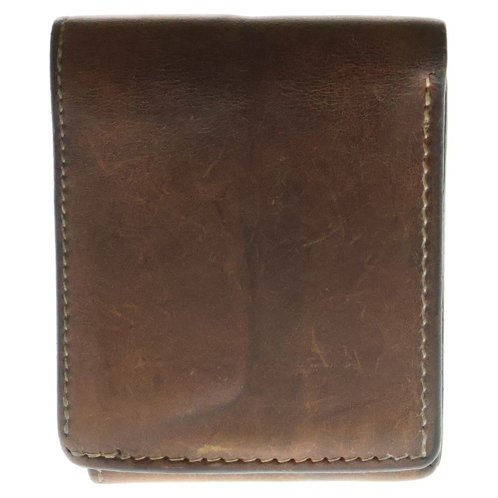 goro s ゴローズ 金縄ターコイズバタフライコンチョ サドル 二つ折り財布 ブラウン