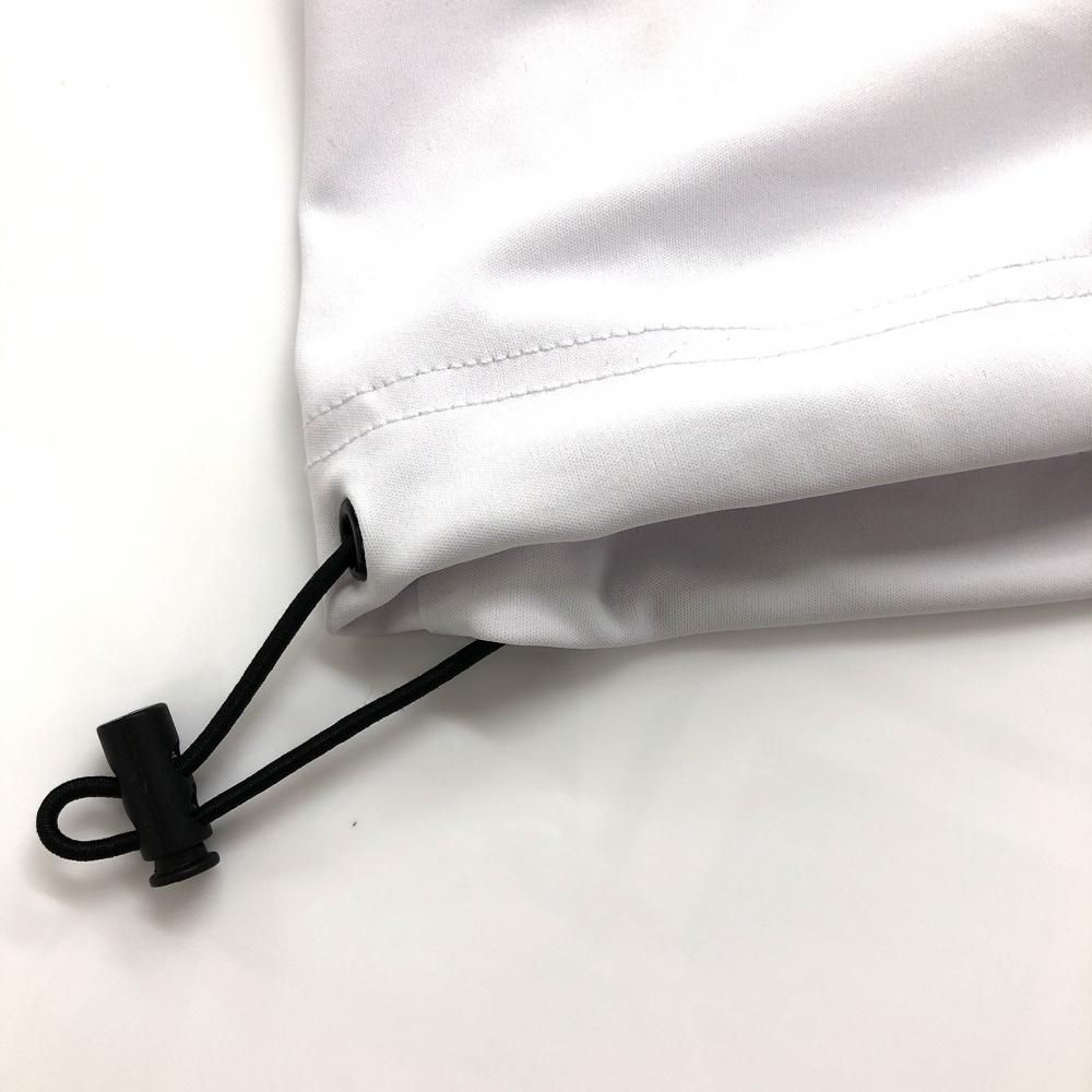 超美品】ゴルフィッカーズ 半袖ハイネックシャツ トップ 白×黒 ロゴ