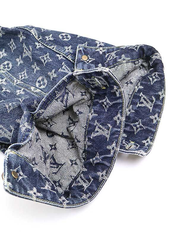 20AW ×NIGO ジャイアントダミエウェーブスモノグラムデニムジャケット ルイヴィトン LOUIS VUITTON ×NIGO ニゴー 20AW Giant Damier
