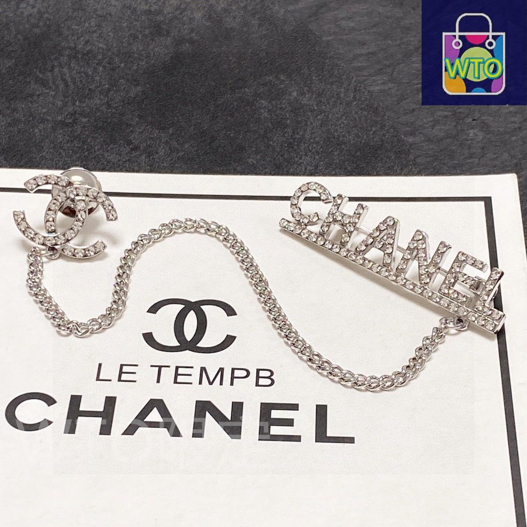CHANEL 新品未使用 ブローチ 恐らく2022年購入 今日特価】CHANEL 最新モデル ブローチ レディース ファッション