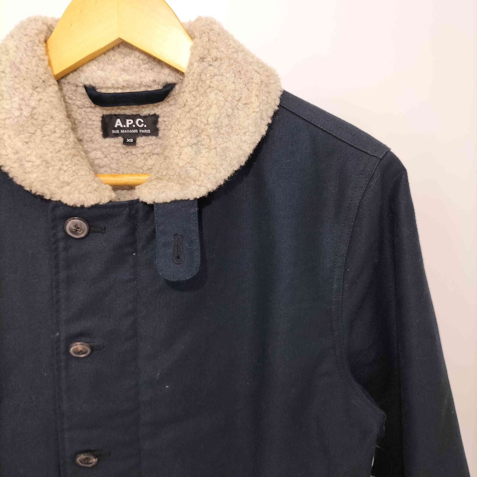 アーペーセー A.P.C. ボアデッキジャケット メンズ import：XS - メルカリ