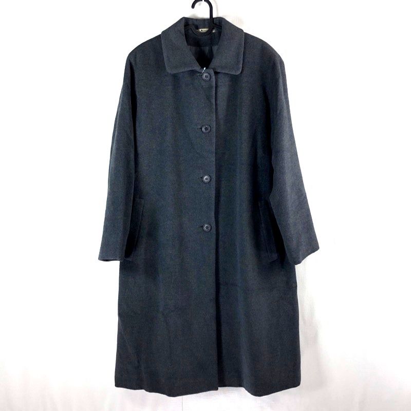 6171.Aquascutum アンゴラ混 中綿キルティング 比翼コート 6171.Aquascutum アンゴラ混 中綿キルティング 比翼コート 楽天